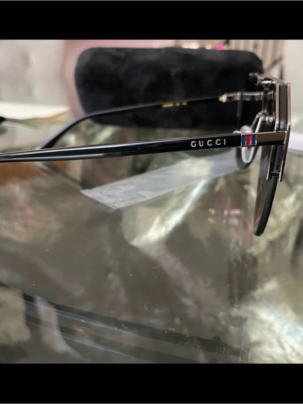 Gucci bold rimless
